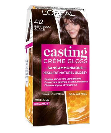 L'Oréal Paris Casting Crème Gloss Tone-on-Tone Hair Color - Ammonia Free - Iced Espresso (412)