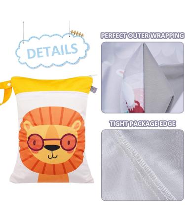 Seaur Naspasche Kita Kindergarten Waterproof Dry Wet Bag - Large Reusable Diaper Organizer for Travel Sport & Pool - 30x40cm - Buy Online on GoSupps.com