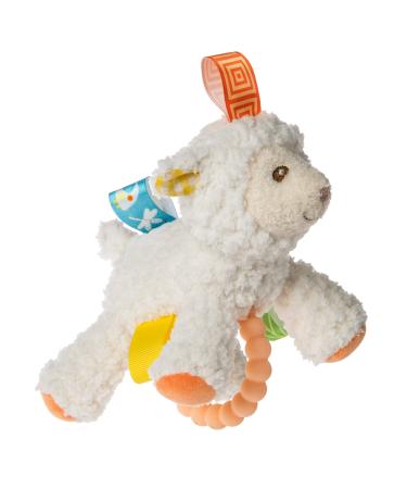 Taggies Teether Baby Rattle Soft Toy 5-Inches Sherbet Lamb 1.0Count - Buy Online on GoSupps.com