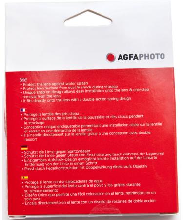 AGFA 55mm Snap On Lens Cap with Double-Action Spring Design - APCAP55 - Buy Online on GoSupps.com
