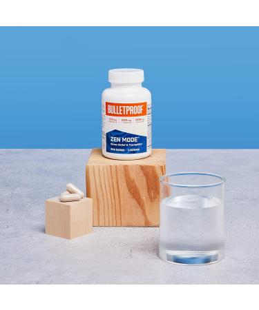 Bulletproof Zen Mode Stress Relief and Tranquility Capsules 45 Count Supplement for Calm and Relaxation 45 Count (Pack of 1) - Buy Online on GoSupps.com