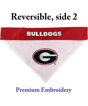 Georgia Bulldogs Reversible Bandana | Pets First Collegiate Pet Accessories | Large/X-Large - Buy Online on GoSupps.com