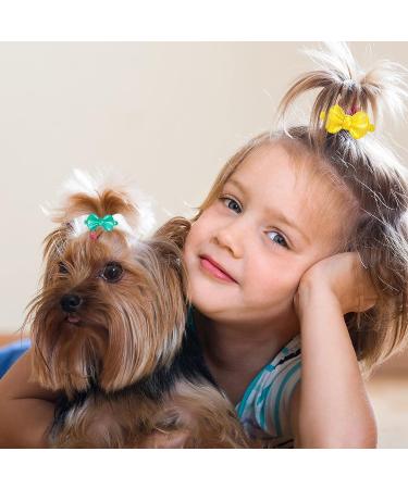 100 Piece Girls Hair Barrettes Set - Colorful Cute Hair Clips for Toddler Kids Baby - Self Hinge Plastic Clips - 80s 90s Style Cartoon Bow Hair Accessories - Buy Online on GoSupps.com