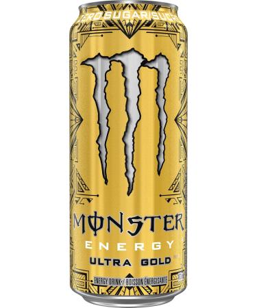 Monster Energy Ultra Gold 473mL Cans Pack of 12 - Buy Online on GoSupps.com