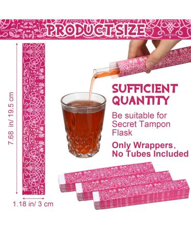 Copkim 100 CONSIBLE Tampon Bottle Packaging - Pink Reusable Self-Adhesive Packaging for Women & Girls - Eco-Friendly & Tube-Free - Buy Online on GoSupps.com