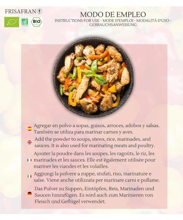 FRISAFRAN Organic Spanish Sweet Smoked Paprika - 500g | Authentic Flavor for International Shipping - Buy Online on GoSupps.com