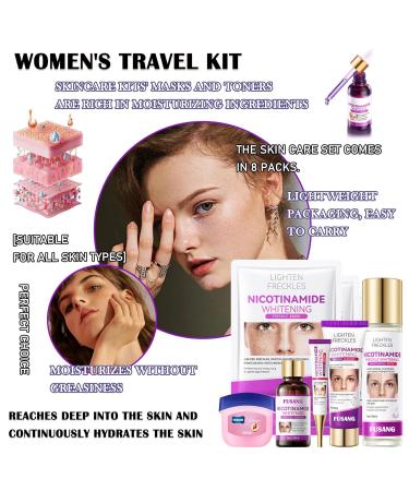 Hydrating Skin Care Set for Women | 8-Piece Multi-Combination Kits | Perfect Mother's Day Gift | International Shipping Available - Buy Online on GoSupps.com