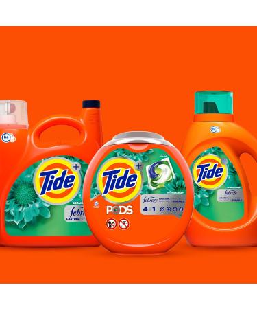 Tide Plus Febreze Freshness HE Turbo Clean Laundry Detergent - Botanical Rain Scent 132 fl oz 94 Loads | Shop Internationally - Buy Online on GoSupps.com
