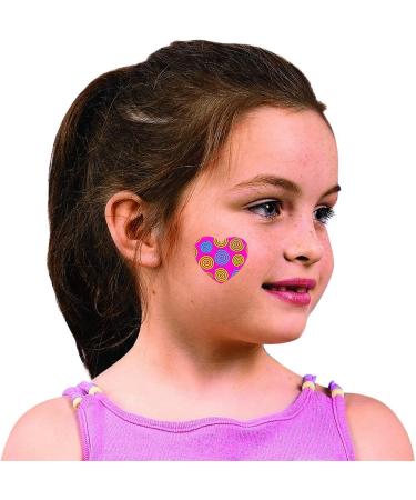 Funky Heart Tattoos - 72 Pieces | Trendy Temporary Tattoo Set - Buy Online on GoSupps.com