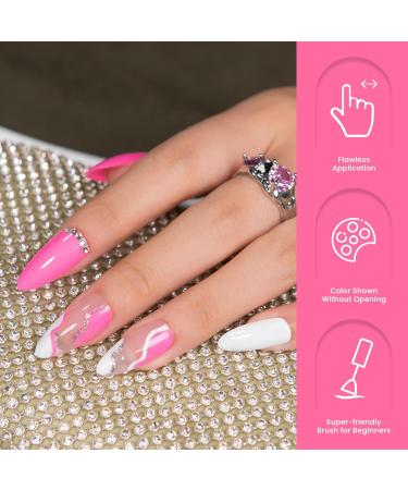 MAYCHAO Pink Gel Nail Polish 1Pc Bubblegum Pink Gel Polish 15ML Soak Off UV LED Bright Pink Nail Polish Nail Art Starter Manicure Salon DIY at Home 0.5 OZ Barbie Pink - Buy Online on GoSupps.com