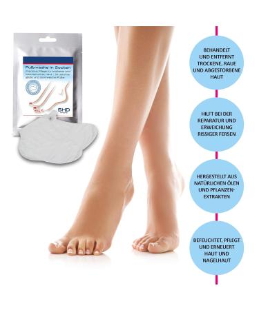 Hydrating Foot Mask for Stressed Dry Skin 3x1 Pair | Wellness Foot Care - Buy Online on GoSupps.com