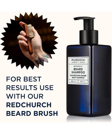 Murdock London Beard Shampoo | pH Balanced, Sulphate Free, Made in England | 250ml - Buy Online on GoSupps.com