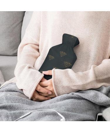 Hot Water Bottle with Lid - Fallow Deer Pattern Rubber Bag for Pain Relief Cramps & Foot Warmer | Hot & Cold Therapy - International Shipping - Buy Online on GoSupps.com