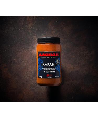 Aagrah Karahi Tarka Indian Curry Cooking Sauce - Medium Mild - 1.2kg Catering Tub - Buy Online on GoSupps.com