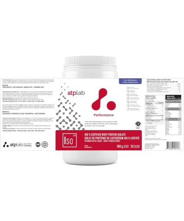 ATP LAB - ISO 900g Powder (Wild Berries Flavour) - Whey Isolate Protein Powder - Boost Performance Wild berries 31 Ounce (Pack of 1) - Buy Online on GoSupps.com