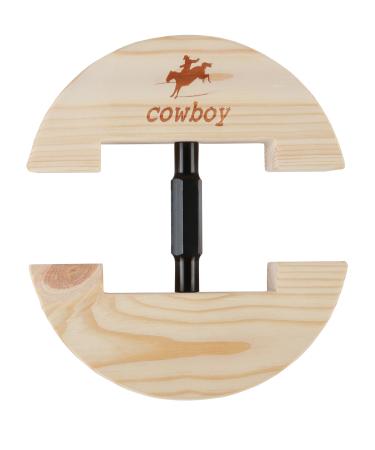 Cowboy Hat Stretcher,Small Size 6 1/2 to 9 1/2-Colourful Adjustable Buckle Heavy Duty (Small, Black) 6 1/2 Black