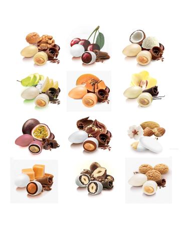 De Antoni Papa Confetti for Jams and Favours | Excellence of Italian Confetteria Refined Elegant and with Unrivalled Fragrances | Choice of Tastes and Colours (8 kg (70 guests)