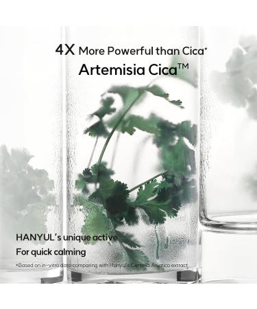Hanyul Pure Artemisia Calming Water Cream - Vegan Redness Relief Moisturizer Soothing Cica Cream Non-Comedogenic 1.89 Fl Oz - Buy Online on GoSupps.com