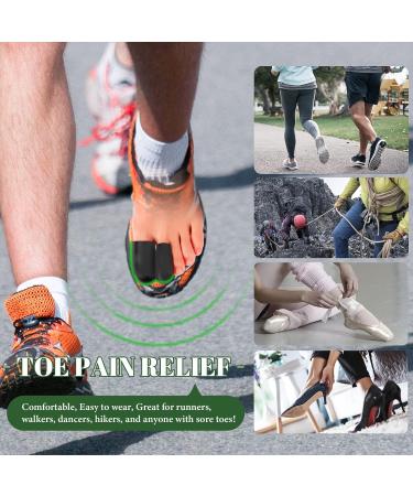 Bukihome 12 Pack Gel Toe Caps & Protectors for Corns, Blisters, Ingrown Toenails - Toe Cushions for Pain Relief - Men & Women (4 Large + 8 Small) - Buy Online on GoSupps.com
