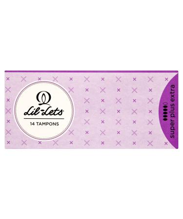 12 x Lil-Lets Tampons Super Plus Extra 14s