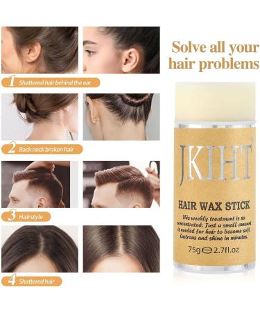 Hair Wax Stick Wig Edge Control Stick Best Natural Styling Wax Hair Oil Strong Hold Wax Stick Non-Fatty No Waste Great for Loose Hair and Wig and Wigs Kumquatscent 2.7oz - Buy Online on GoSupps.com