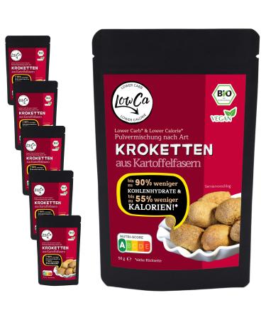 Lower Carb potato products |strongly carbohydrate reduced keto |reduced calorie |Protein and fiber-richOrganic (6x croquettes)