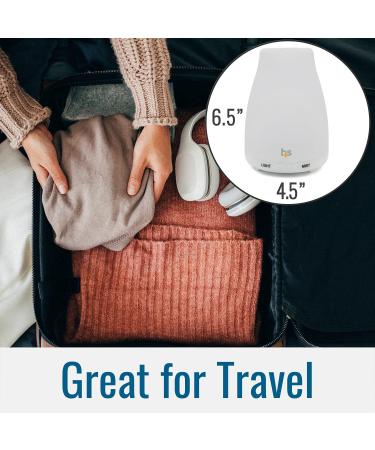 HealthSmart Essential Oil Diffuser & Cool Mist Humidifier 150ML - White | Small Room Aromatherapy with Adjustable Timer & Mist Mode - Buy Online on GoSupps.com