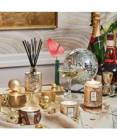 Buy Voluspa Gilt Pomander & Hinoki Candle Mini Tin (4 Oz) | 25 Hour Burn | All Natural Wicks & Coconut Wax | Vegan Friendly | International Shipping Available - Buy Online on GoSupps.com