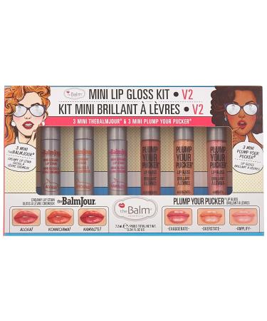theBalm Hydrating Mini Lip Gloss 6-Piece Set | Shop Internationally for Soft Luscious Lips - Buy Online on GoSupps.com