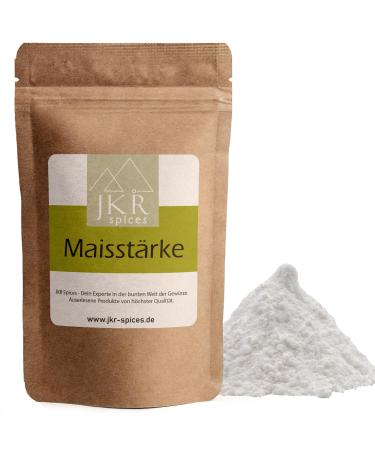 JKR Spices corn starch powder 500g |Gluten -free cornstarch to tie |Fine cold -source strength to thicken sauces soups and creams |Reclaceable |Corn Starch |500 gr