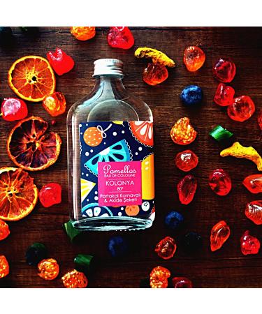 Pomellos Eau de Cologne by eeose (Orange Fest & Akide Candy 250ml) Orange Fest & Akide Candy 8.5 Fl Oz (Pack of 1)