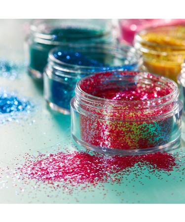 Iridescent Orange Glitter Shaker by Moon Glitter - 5g - Festival Makeup for Face, Body, Nails, Hair & Lips - Buy Online on GoSupps.com