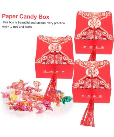 ifundom 12pcs Packing Box Wedding Souvenirs Storage Case Leather Bag Wrapping Pouch Bride China Candy - Buy Online on GoSupps.com