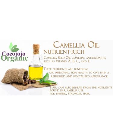 100% Pure Japanese Camellia Seed Oil - 8 oz | Cold Pressed, Unrefined, Non-GMO | Hydrating Oil for Skin, Hair, Nails | Vegan & Nourishing | Packaging May Vary - Buy Online on GoSupps.com