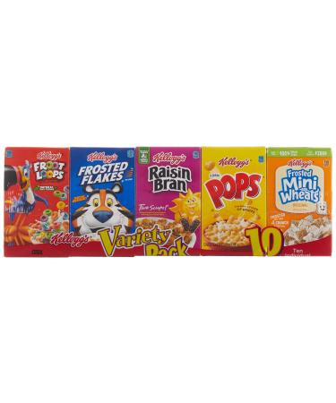 Kellogg's Corn Flakes Special K Assorted Variety Pack, 10 ct