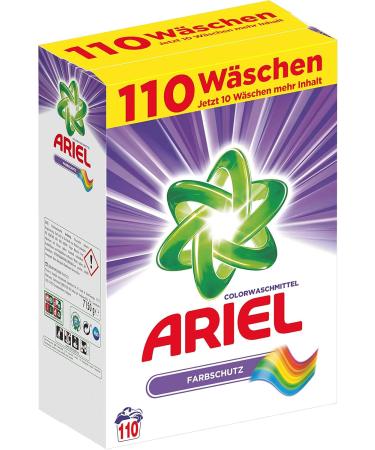 Ariel Colour Protection Washing Powder - 7.15kg - 1 Pack (1 x 110 Washes) - Buy Online on GoSupps.com