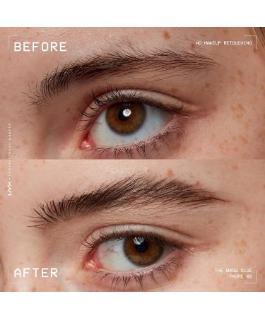 Nyx Professional Makeup Eyebrow Gel - Lifting Effect Professional Brow Glue Instant Styler for Laminated Eyebrows - Taupe - Buy Online on GoSupps.com