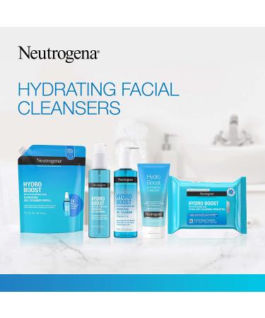 Neutrogena Hydro Boost Hydrating Facial Cleansing Gel - Pack of 3 | Hyaluronic Acid Face Wash | Gentle & Non Comedogenic - Buy Online on GoSupps.com
