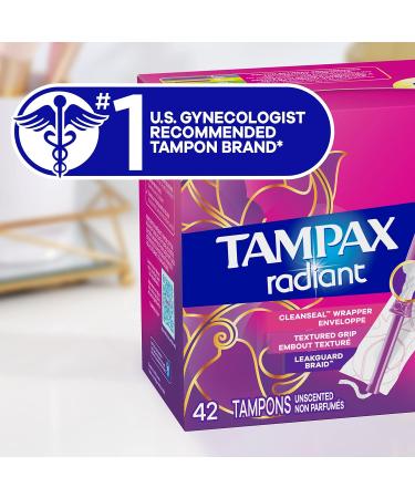 Tampax Radiant Plastic Regular Super - Buy Now! - Buy Online on GoSupps.com