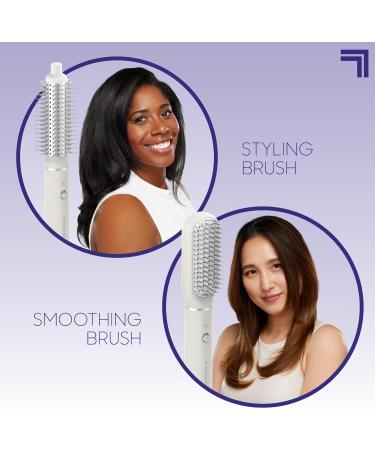 Sharper Image Revel Airflow Styler | 6-in-1 Hot Air Brush & Curling Iron | Ionic Hair Dryer & Detangler for Straight/Curly Hair | Beach Waves & Volumizing Tool - International Shipping Available - Buy Online on GoSupps.com