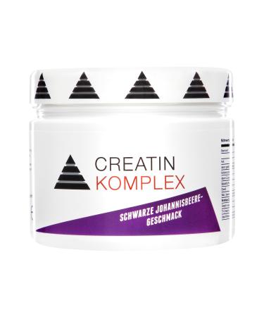 Ypsi Creatin complex - triple creatine complex with creatine monohydrate creatincitrate and creatine hydrochloride - vegan - powder - black currant taste - 240 g (40 portions)