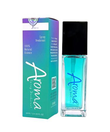 AROMA Spray Deodorant Underarm Deodorant Prevents Armpit Sweat Handy Spray Doesn't Stain Yellow On Shirts Keeps Fresh Fragrance For 24 Hours | 50ml/ 2.0 US FL OZ