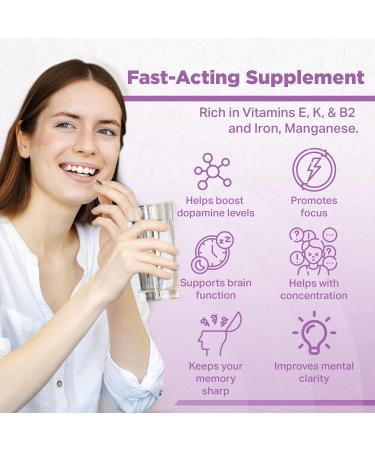 Strength & Spices Memory Booster and Focus Supplement with Ginkgo Biloba and 22 Super Ingredients Plant-Based Brain Supplement for Improved Mood Clarity and Alertness 1000mg 60 Capsules Jar - Buy Online on GoSupps.com