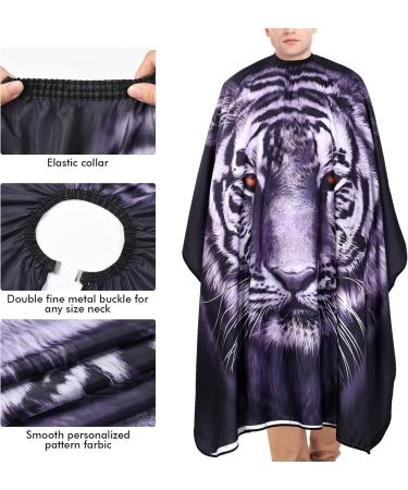 Buy Tiger Print Barber Cape - Adjustable Polyester Hair Cutting Cape for Salon Use | International Shipping - Buy Online on GoSupps.com