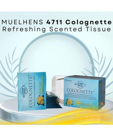 Muelhens 4711 Colognette Eau de Cologne Perfumed Tissue for Women and Men 10 Count - Buy Online on GoSupps.com