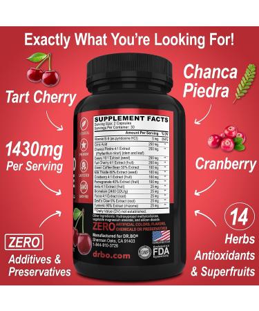 Uric Acid Cleanse Support Supplement with Chanca Piedra, Celery & Tart Cherry Extract - Joint Relief Control - Uric Acid Reducer Capsules - Buy Online on GoSupps.com