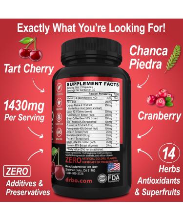 DR. BO Candi Uric Acid Cleanse Support - Oregano & Kidney Herbal Supplements for Women & Men - Extra Strength Uric Acid Flush Purge Capsules & Oral ControlProbiotic Complex Cleanser - Buy Online on GoSupps.com