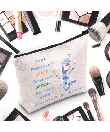 Buy WZMPA Olaf Cosmetic Bag - Snowman Design for Women & Girls | Perfect Gift for Olaf Fans - Buy Online on GoSupps.com