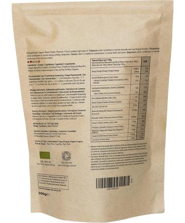 Organic Maca Premium 4 Root Powder 500g - Superfoods 500g (Pack of 1) - Buy Online on GoSupps.com