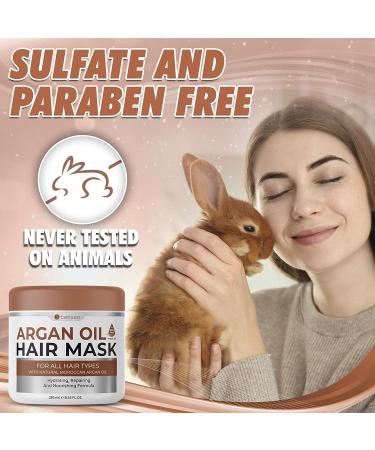 BELLISSO Moroccan Argan Oil Hair Mask - Deep Moisturizing Conditioner for Dry & Damaged Hair - Buy Online on GoSupps.com
